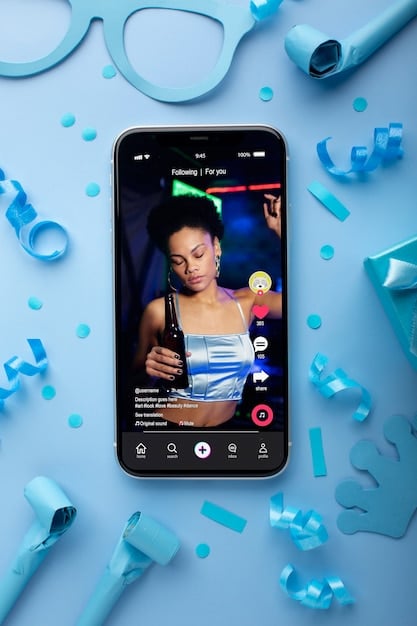 A smartphone displaying a TikTok video with a visible 