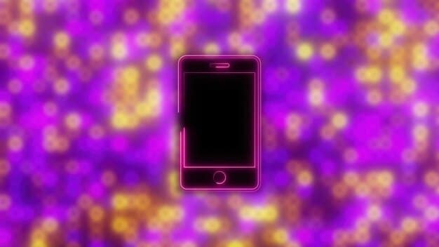 Close-up of a smartphone screen displaying the Snapchat Lens Studio interface filled with nodes, code, and visual assets, with a hand hovering over the screen, indicating lens customization. The background shows a blurry workspace with monitors and creative tools, emphasizing the technical and creative process of AR lens development.