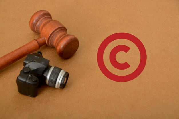 A gavel and legal documents with the FTC logo, emphasizing regulatory oversight in influencer marketing.