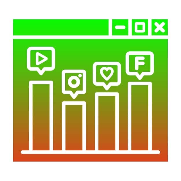 A dashboard displaying real-time social media mentions with sentiment scores (positive, negative, neutral) represented by color-coded icons.