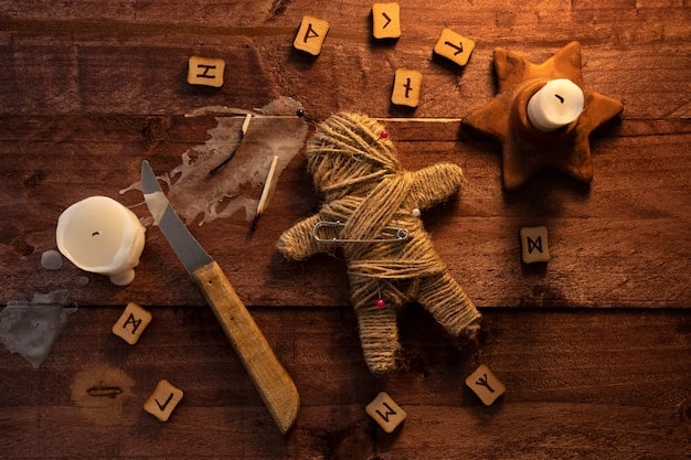 A conceptual image depicting a storyteller crafting a narrative thread with various elements like words, visuals, and emotions. The image emphasizes the importance of creativity, authenticity, and audience connection in storytelling.