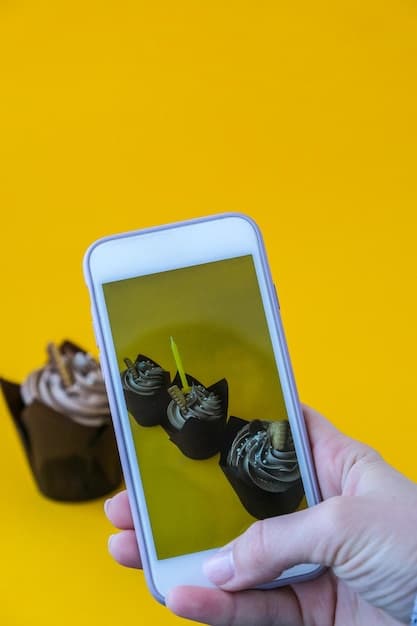 A close-up shot of a smartphone screen displaying a seemingly authentic social media post from an influencer, but with a subtle, easily overlooked #ad hashtag, highlighting the problem of inadequate disclosure in current influencer marketing practices.