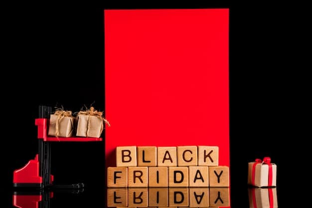 A visually appealing calendar graphic showcasing key dates for holiday promotions, such as Black Friday, Cyber Monday, and Christmas, with associated social media post examples for each date.