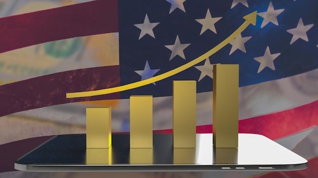 A chart illustrating the growth of social commerce sales in the US over the past five years, with projections for future growth. The chart highlights key platforms like Instagram, Facebook, and TikTok, showing their contribution to total sales volume. Graphical elements emphasize upward trends and market dominance.