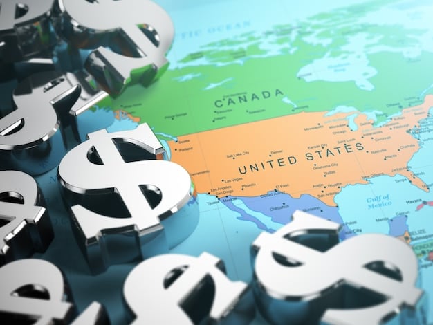 A world map highlighting US states with different shades to represent varying sales tax rates. Each state is labeled with its current sales tax rate, and a legend explains the color-coding system. Overlays indicate states with specific laws relevant to social commerce.